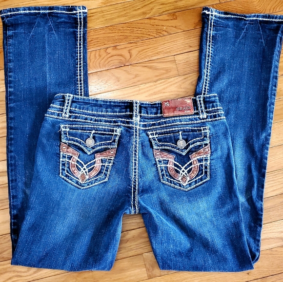 Grace In LA Bootcut Jeans Customized - Picture 1 of 14